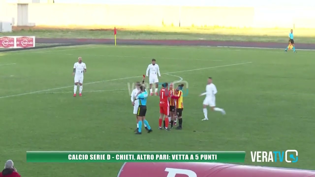 Calcio Serie D – Altro pari per il Chieti: abruzzesi a cinque punti dalla vetta