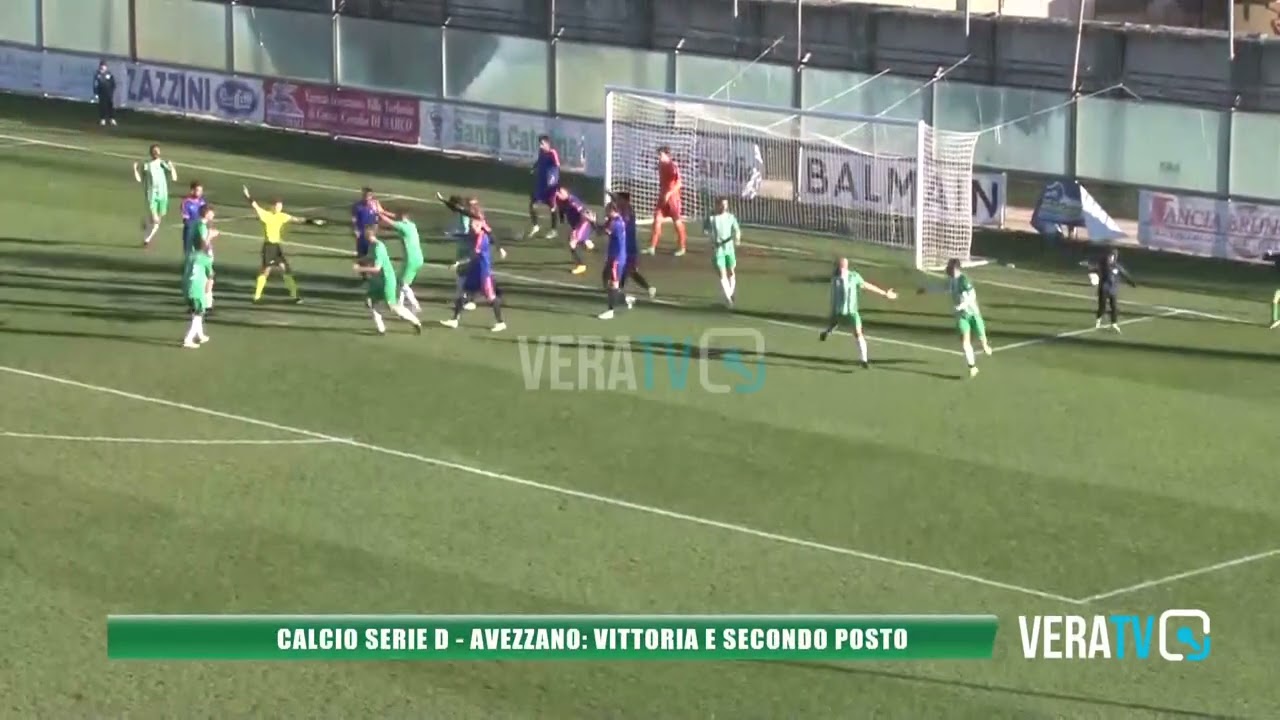 Calcio Serie D – Avezzano: vittoria contro il Roma City e secondo posto agganciato