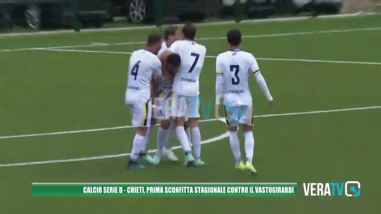 Calcio Serie D – Chieti, prima sconfitta stagionale contro il Vastogirardi