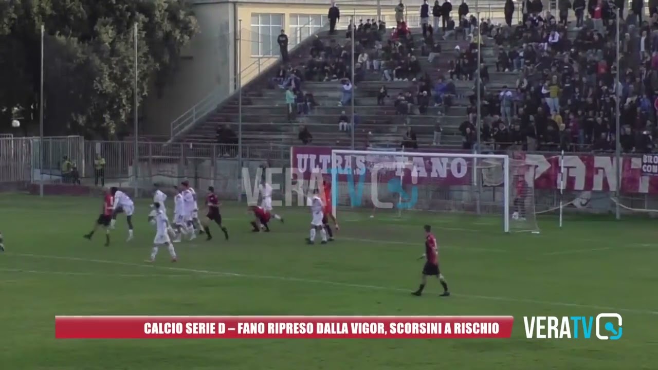 Calcio Serie D – Fano ripreso dalla Vigor, Scorsini a rischio