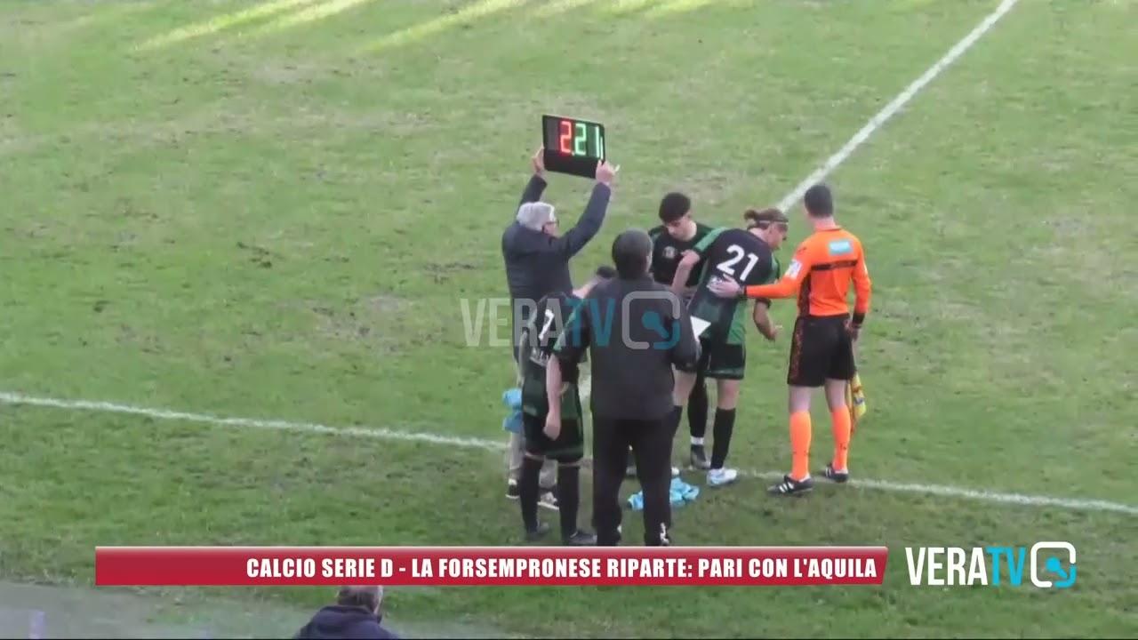 Calcio Serie D – La Forsempronese riparte, buon pari contro L’Aquila