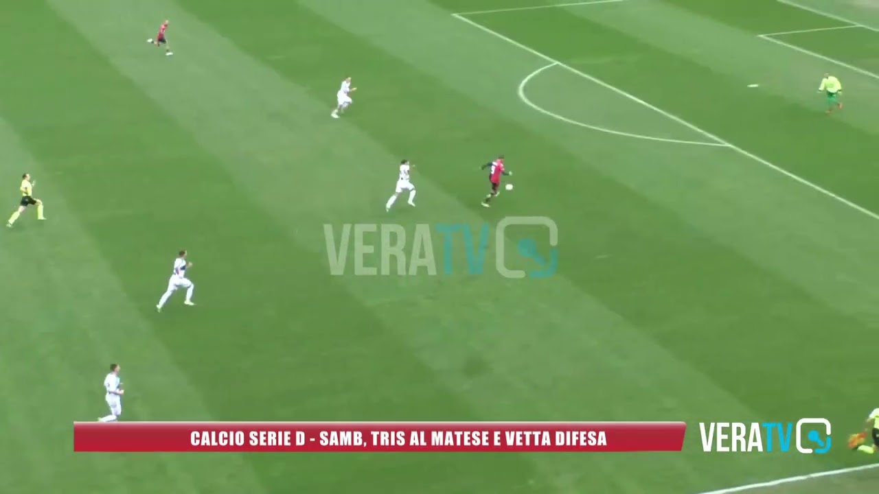 Calcio Serie D – Samb, tre gol al Matese e vetta consolidata