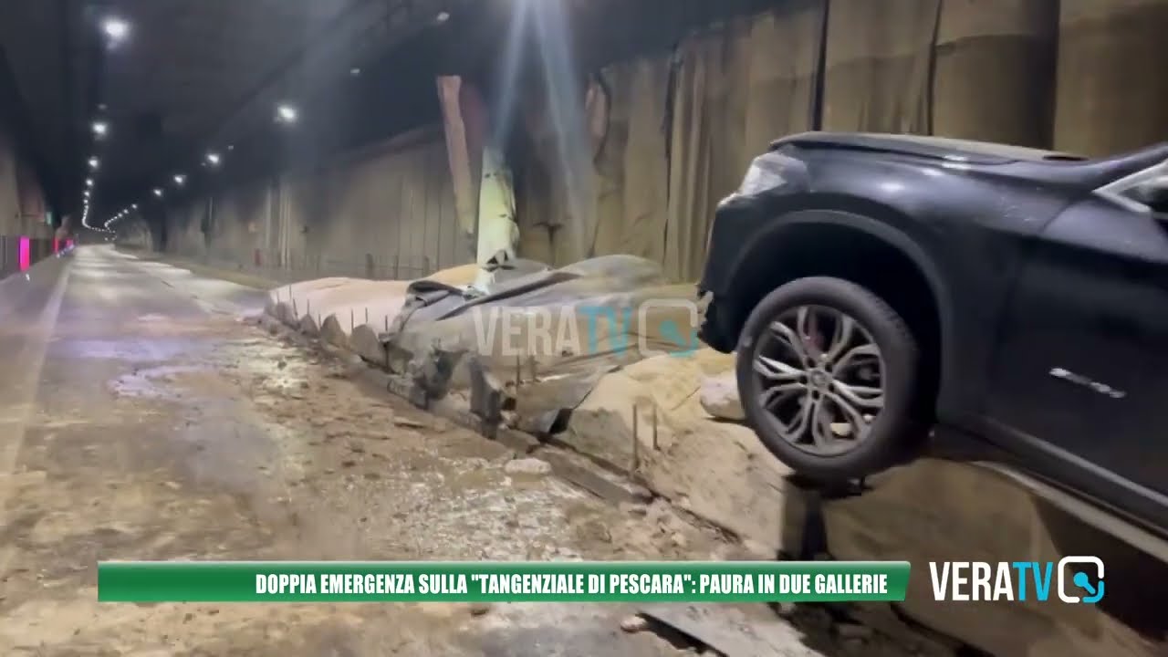 Doppia emergenza sulla “Tangenziale di Pescara”: paura in due gallerie