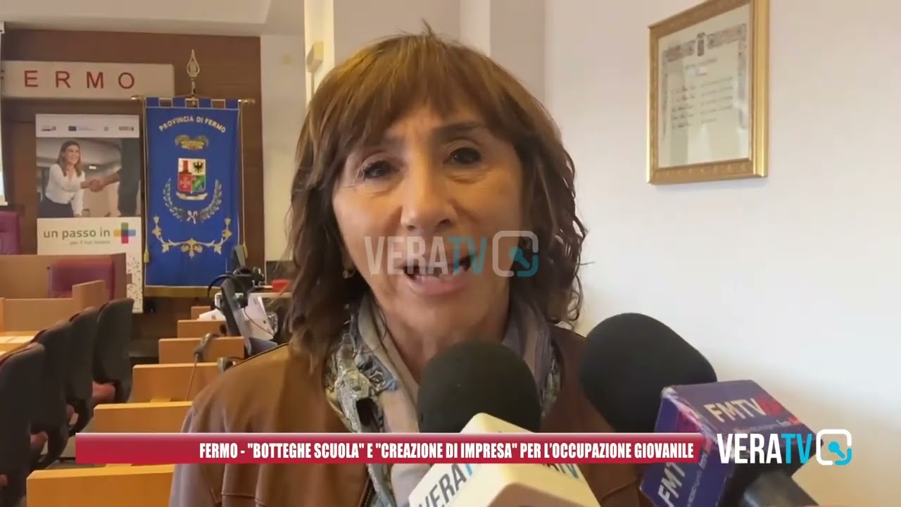 Fermo – “Botteghe scuola” e “Creazione di impresa” per l’occupazione giovanile