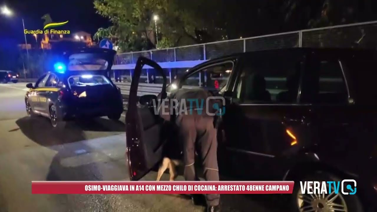 Osimo – Viaggiava in A14 con mezzo chilo di cocaina: arrestato 48enne campano