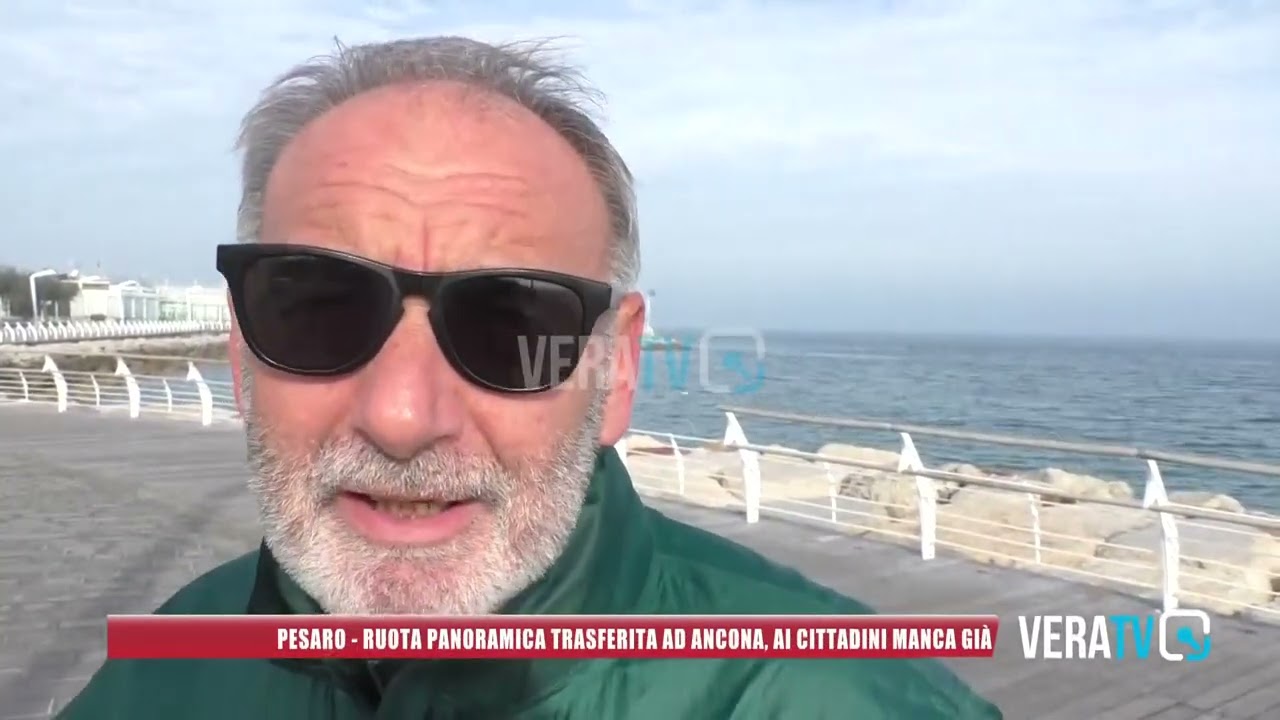Pesaro – Ruota panoramica trasferita ad Ancona, ai cittadini manca già