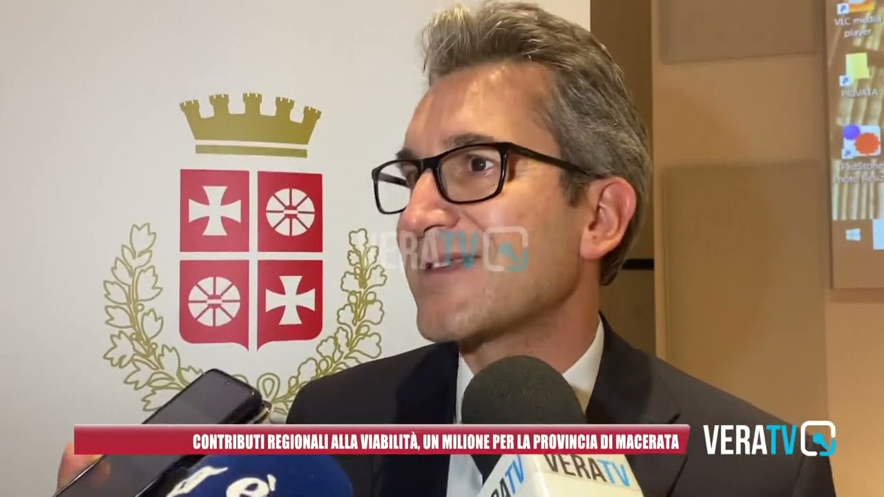 Regione Marche – Contributi alla viabilità: un milione per la provincia di Macerata