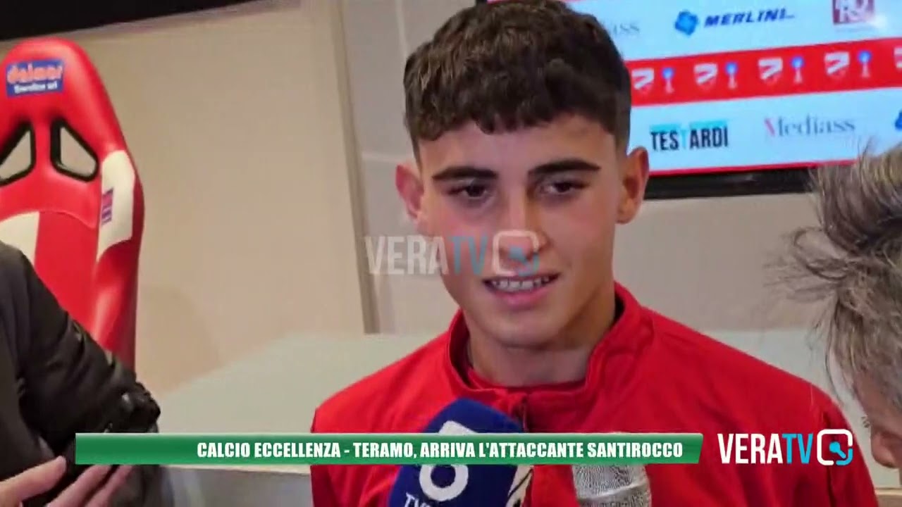 Calcio Eccellenza – Teramo, arriva l’attaccante Santirocco