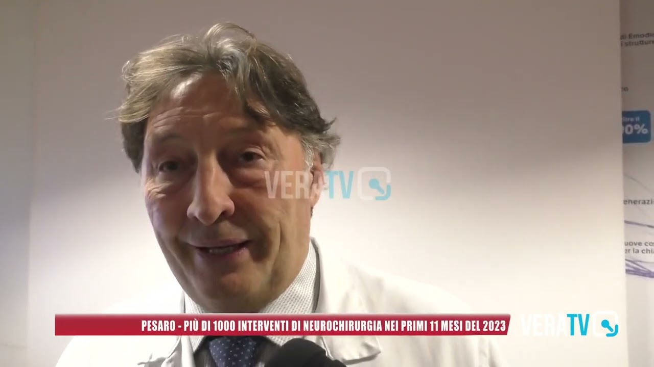 Pesaro – Neurochirurgia, più di mille interventi nei primi undici mesi del 2023